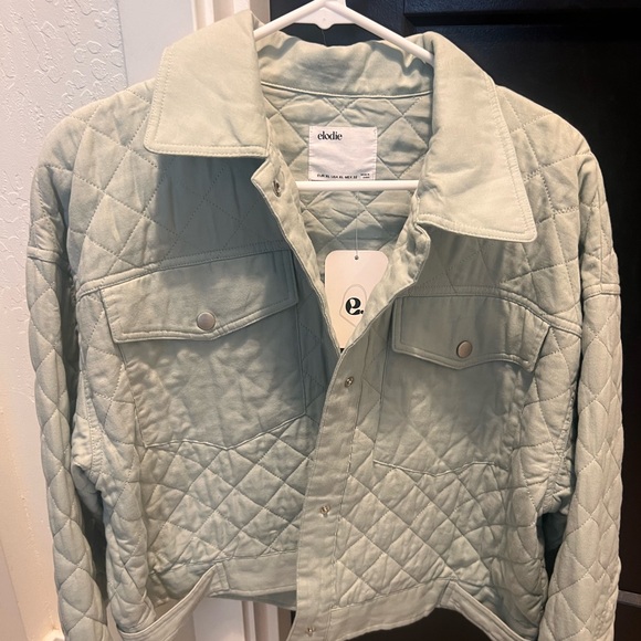 NWT Elodie quilted cropped jacket size XL - Picture 2 of 6